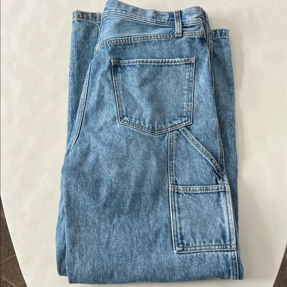 Favorite Daughter THE OLLIE LOW RISE ULTIMATE BAGGY WIDE LEG Jeans London 31 - Picture 5 of 12